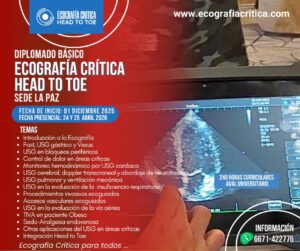 Diplomado básico en Ecografía Crítica (Diciembre 2025 - sede La Paz)