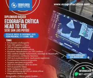 Diplomado básico en Ecografía Crítica (Diciembre- sede San Luis Potosí)