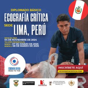 Diplomado de actualización en Ecografía Crítica (noviembre 2024 - sede Lima, Perú)