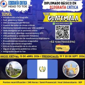Diplomado en Ecografía Crítica (Abril 2026 - sede Guatemala)